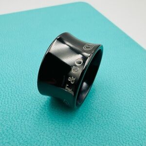 NEW Tiffany & Co. Concave Wide Ring in Titanium with Packaging